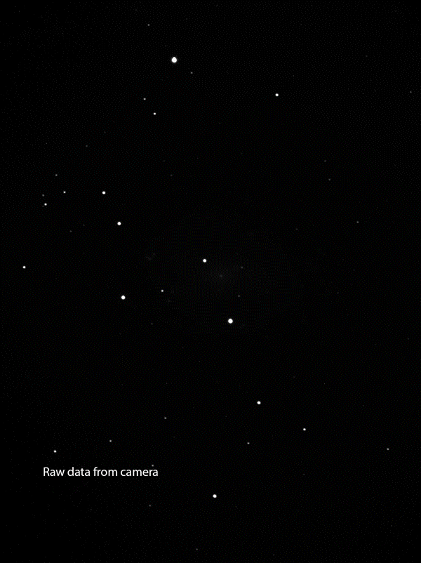 Animation of NGC 300 Processing Stages